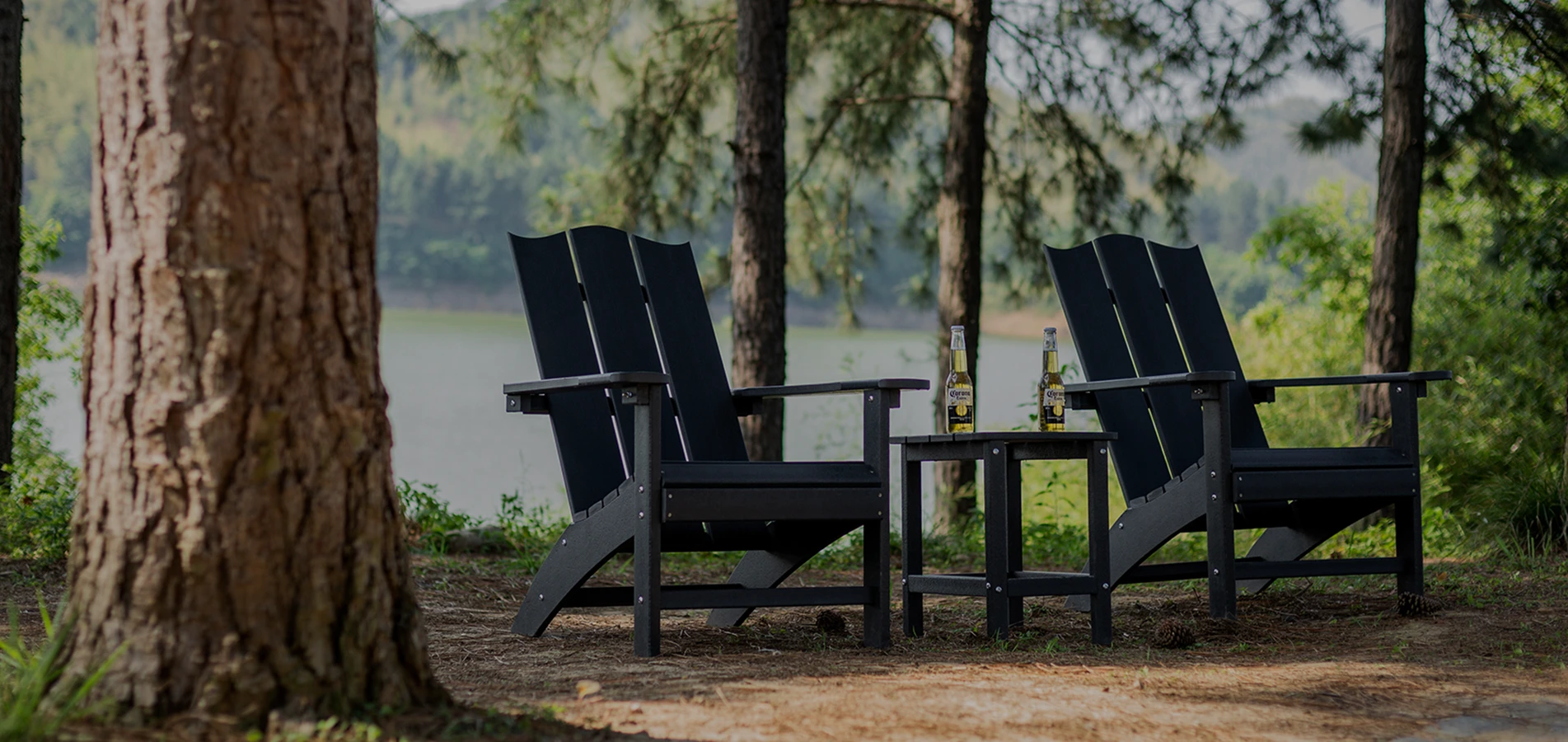 Fábrica de cadeiras Adirondack